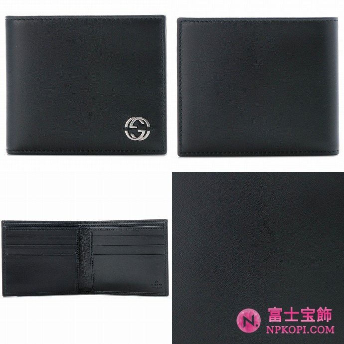 GUCCI/グッチ 2012年春夏新作CHELSEA MEN'S2つ折り財布 256334 AKZ0N 1000 